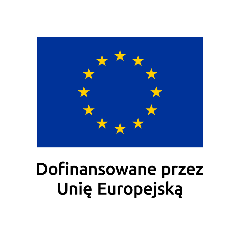 Mini baner UE z nazwą