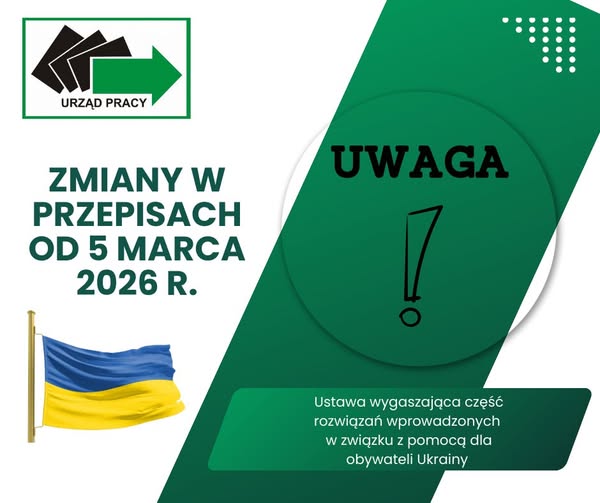 Obrazek dla: Uwaga ! Zmiany w przepisach dotyczących ustawy o pomocy...